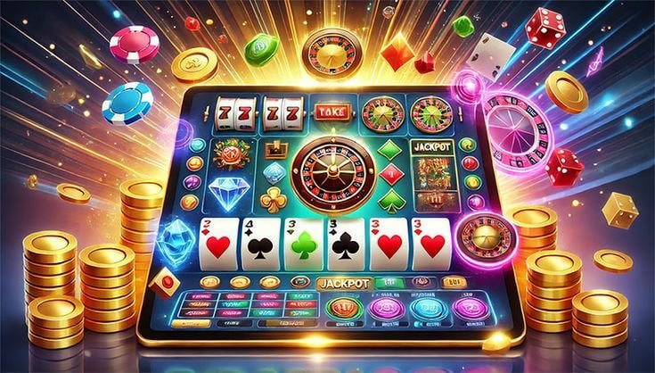Dealer live casino profesional dengan meja blackjack yang elegan